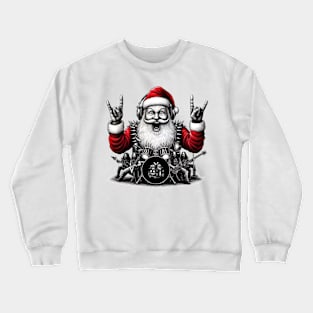 Death metal santa Crewneck Sweatshirt